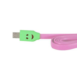 愛酷多Micro USB夜光面條數據線 夜用充電的實用之美